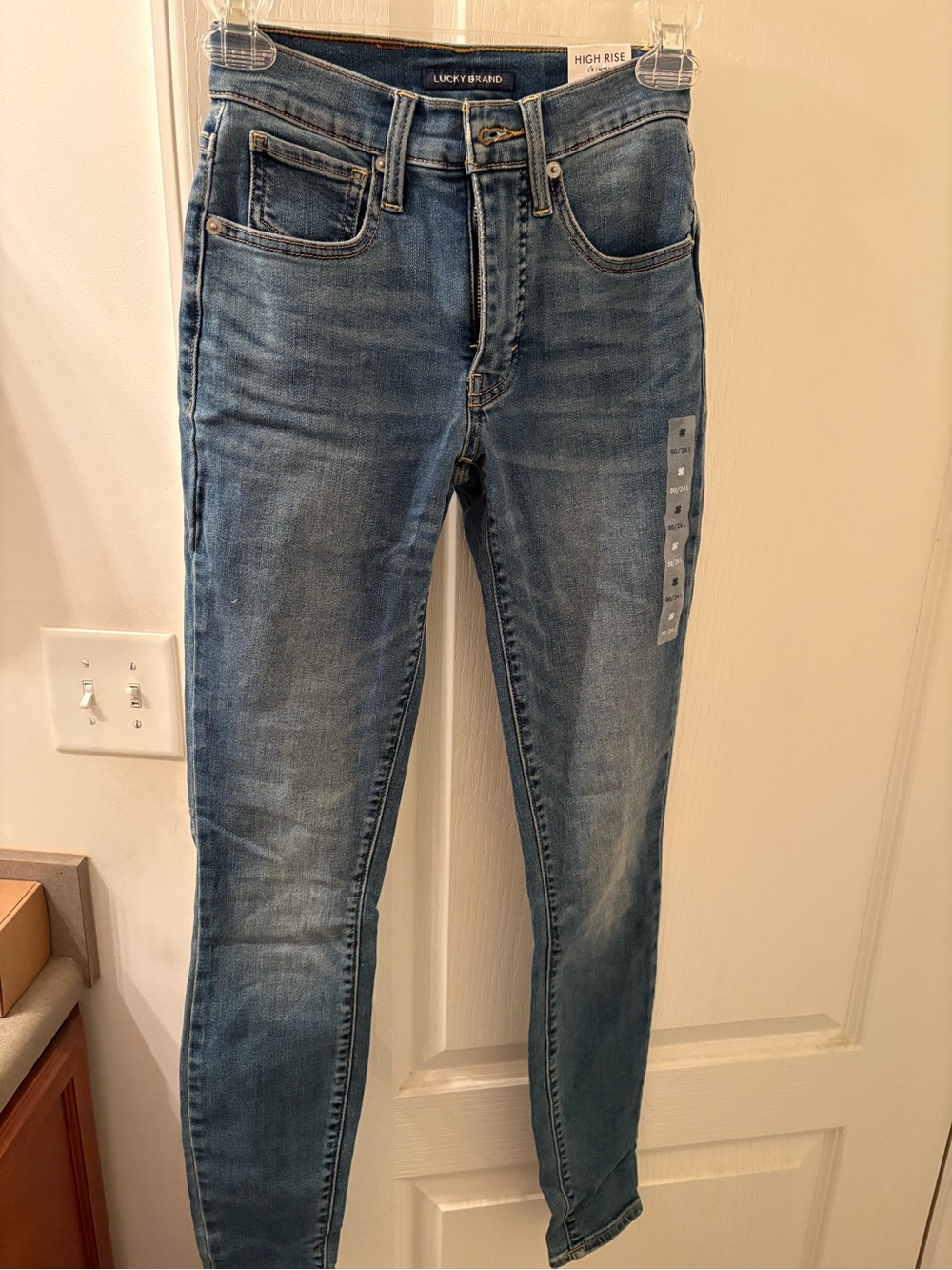 Lucky Brand high rise skinny Bridgette size 00/24L